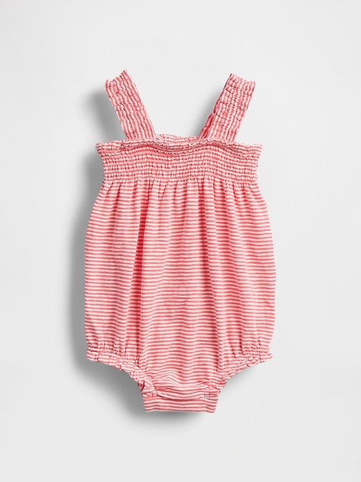 Image number 1 showing, Baby Smocked Shorty One-Piece