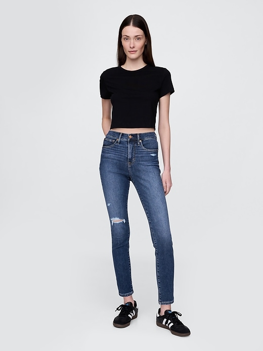 Image number 1 showing, High Rise True Skinny Jeans