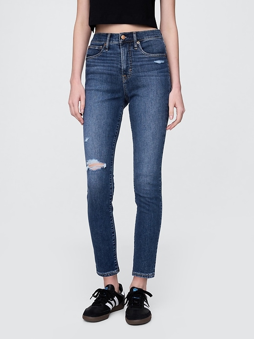 Image number 2 showing, High Rise True Skinny Jeans