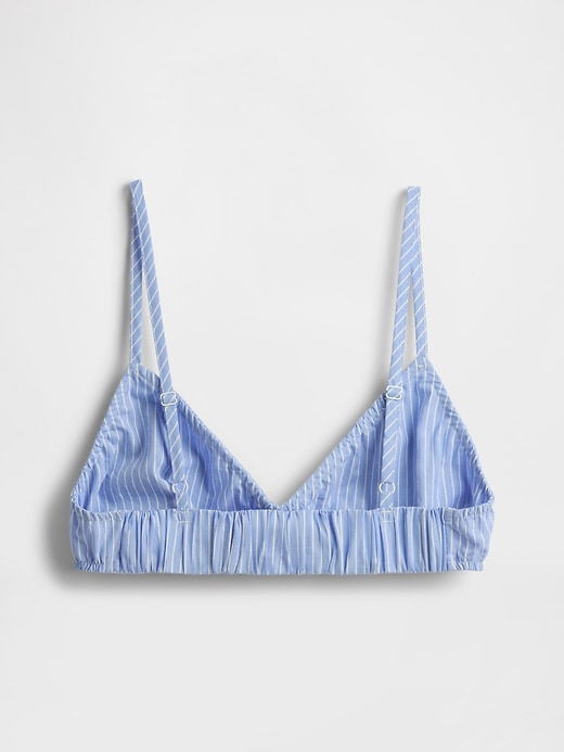 Image number 4 showing, Poplin Triangle Bralette