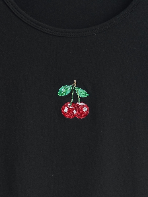 Image number 4 showing, Cropped Graphic T-Shirt