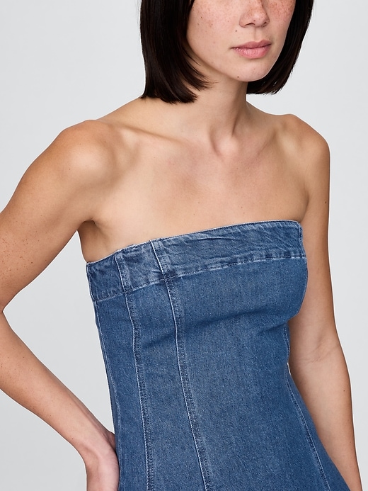 Image number 4 showing, Denim Midi Dress