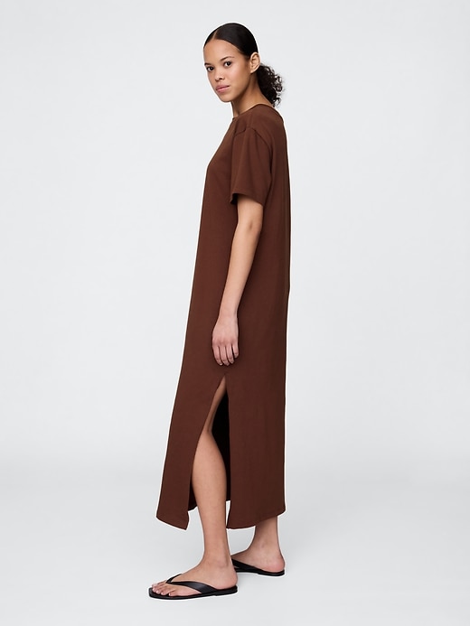 Image number 3 showing, Organic Cotton VintageSoft Maxi T-Shirt Dress