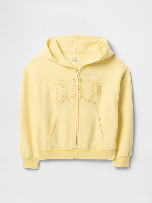 Image number 2 showing, Kids VintageSoft Logo Zip Hoodie