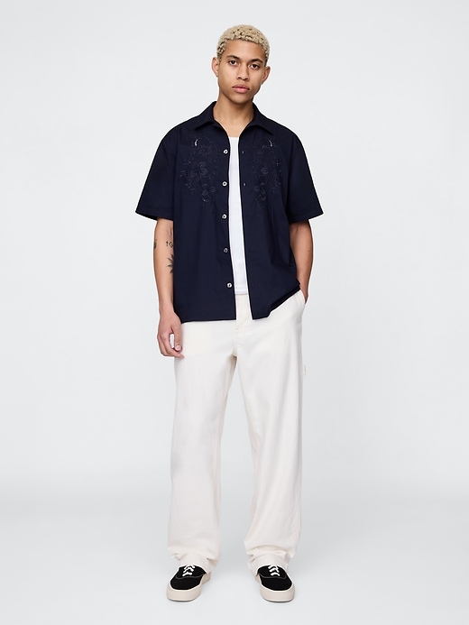 Image number 2 showing, Eyelet Poplin Shirt