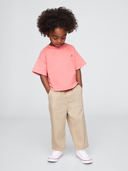 Image number 1 showing, Baby & Toddler UltraSoft Pull-On Barrel Pants