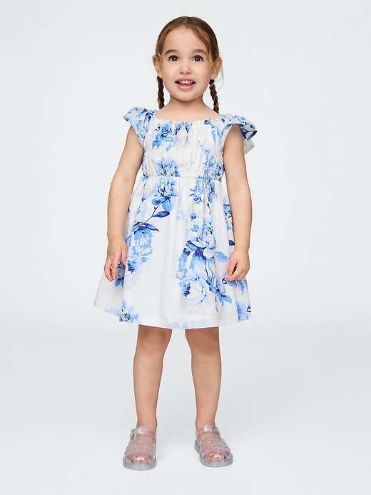 Image number 1 showing, Baby & Toddler Flutter-Sleeve Dress