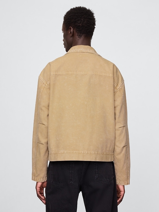 Image number 3 showing, Canvas Moto Jacket