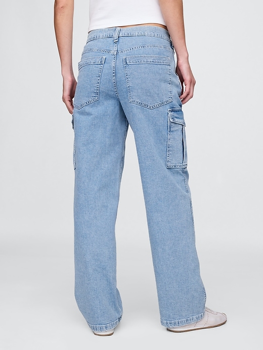 Image number 5 showing, Mid Rise '90s Loose Cargo Jeans