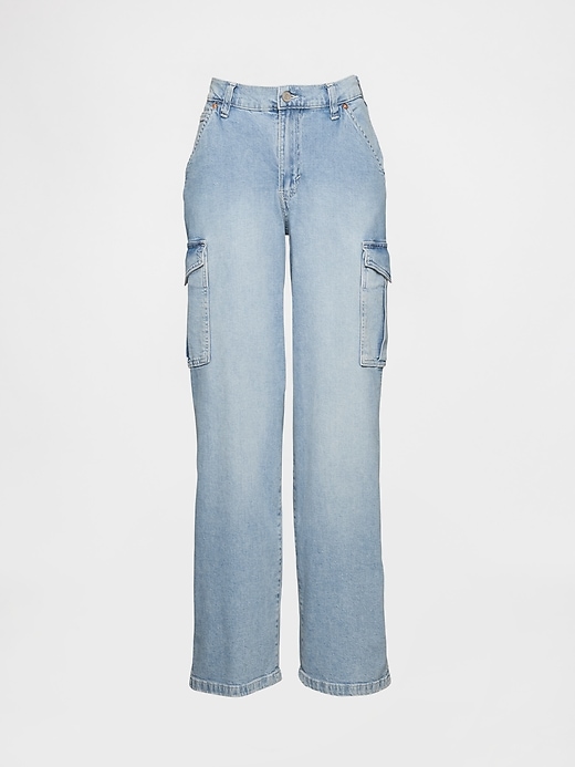 Image number 8 showing, Mid Rise '90s Loose Cargo Jeans