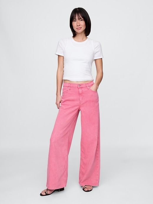 Image number 1 showing, Mid Rise UltraSoft Baggy Jeans