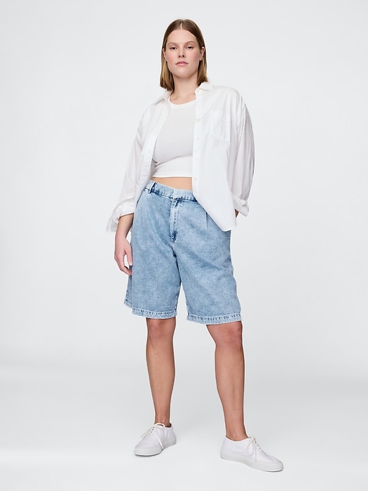 Image number 6 showing, 365 High Rise UltraSoft Longline Trouser Shorts