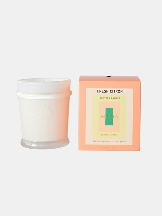 Image number 1 showing, Mersea Fresh Citron Boxed Candle