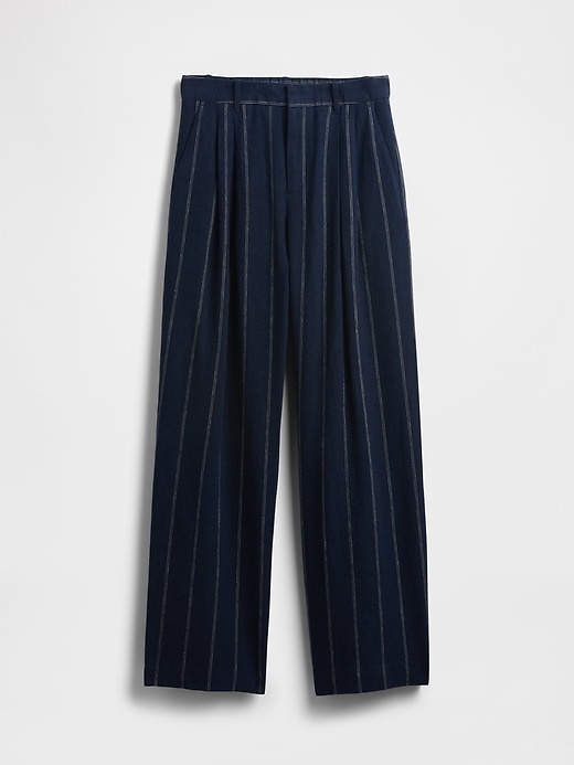 Image number 6 showing, 365 High Rise Linen-Blend Trousers