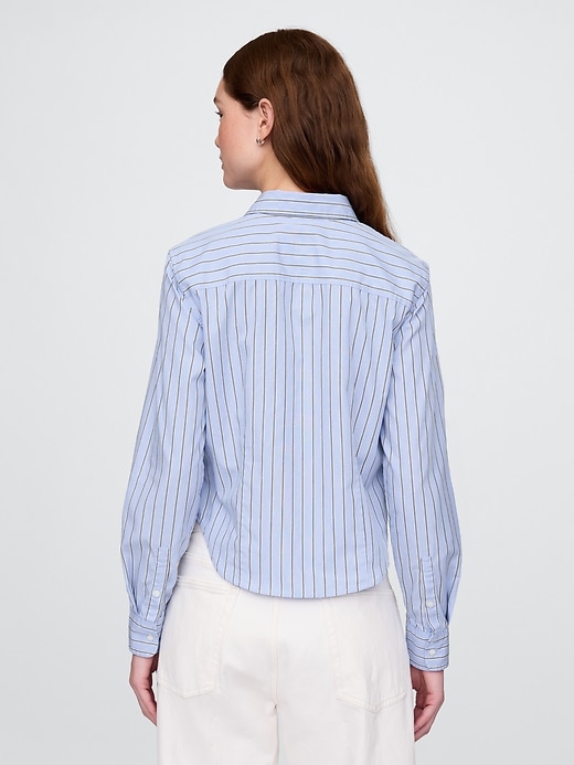 Image number 2 showing, Organic Cotton Cropped Shirt