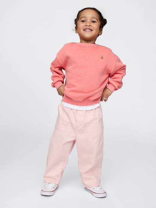 Image number 1 showing, Baby & Toddler UltraSoft Pull-On Barrel Pants