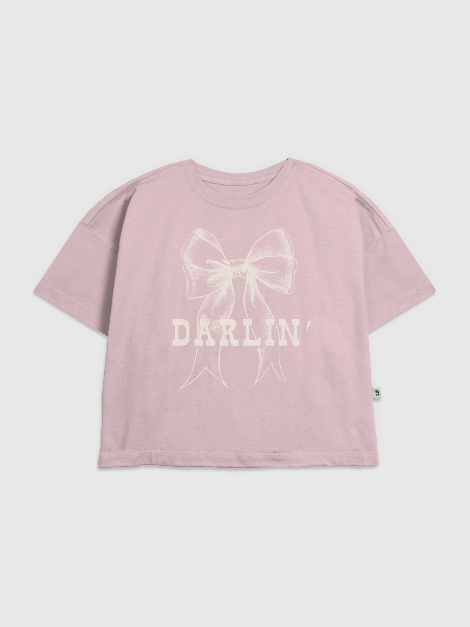 Kids Darlin Bow Graphic T-Shirt