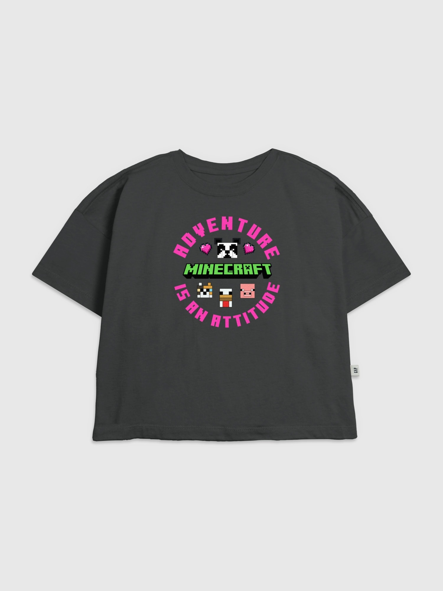 Kids Minecraft Adventure Attitude Graphic T-Shirt