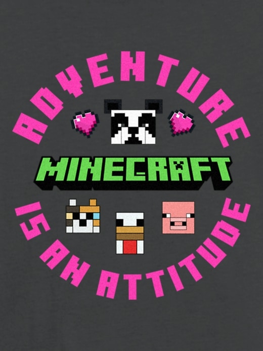 Image number 3 showing, Kids Minecraft Adventure Attitude Graphic T-Shirt