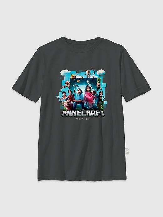 Image number 1 showing, Kids Minecraft Movie Poster Graphic T-Shirt