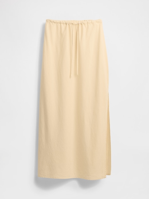 Image number 5 showing, Linen-Blend Midi Skirt