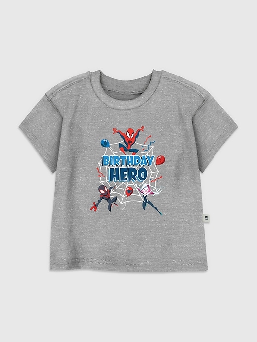 Image number 1 showing, Toddler Spiderman Birthday Hero Graphic T-Shirt