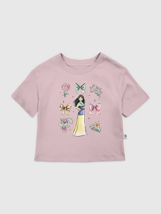 Image number 1 showing, Toddler Disney Mulan Bow Icons Graphic T-Shirt