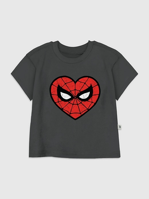 Image number 1 showing, Toddler Spidey Heart Graphic T-Shirt