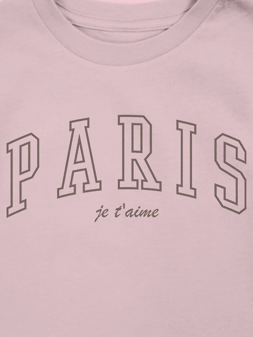 Image number 3 showing, Toddler Paris Collegiate Graphic T-Shirt