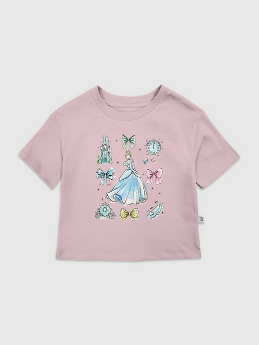 Image number 1 showing, Toddler Disney Cinderella Bow Icons Graphic T-Shirt