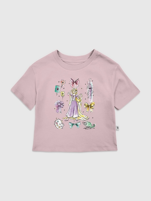 Image number 1 showing, Toddler Disney Rapunzel Bow Icons Graphic T-Shirt