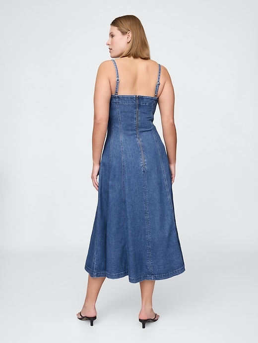 Image number 6 showing, Denim Midi Dress