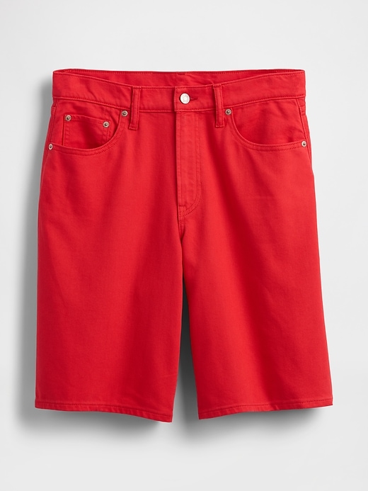 Image number 6 showing, 11" Mid Rise UltraSoft Longline Denim Shorts