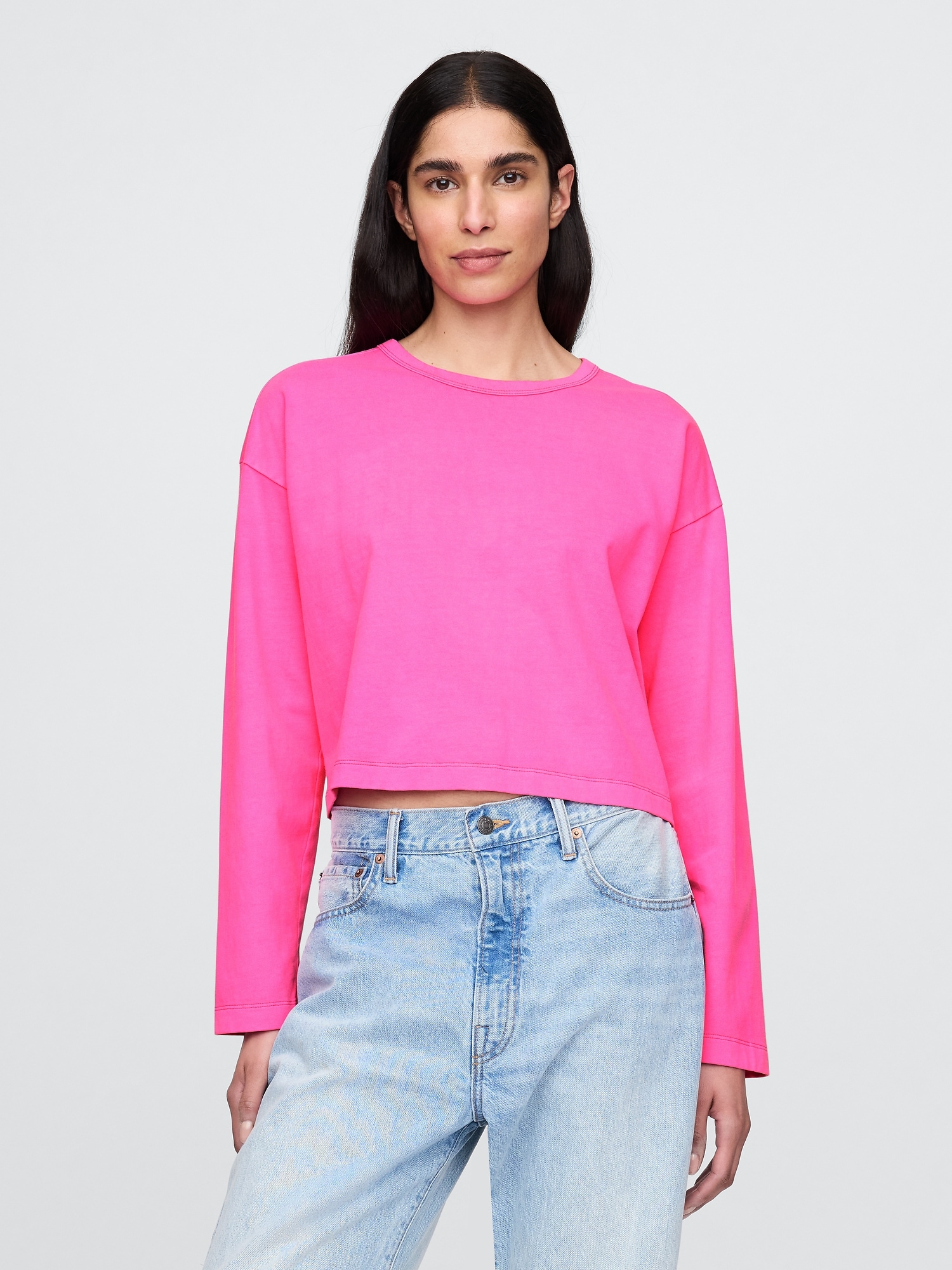 Organic Cotton VintageSoft Heavyweight Cropped T-Shirt