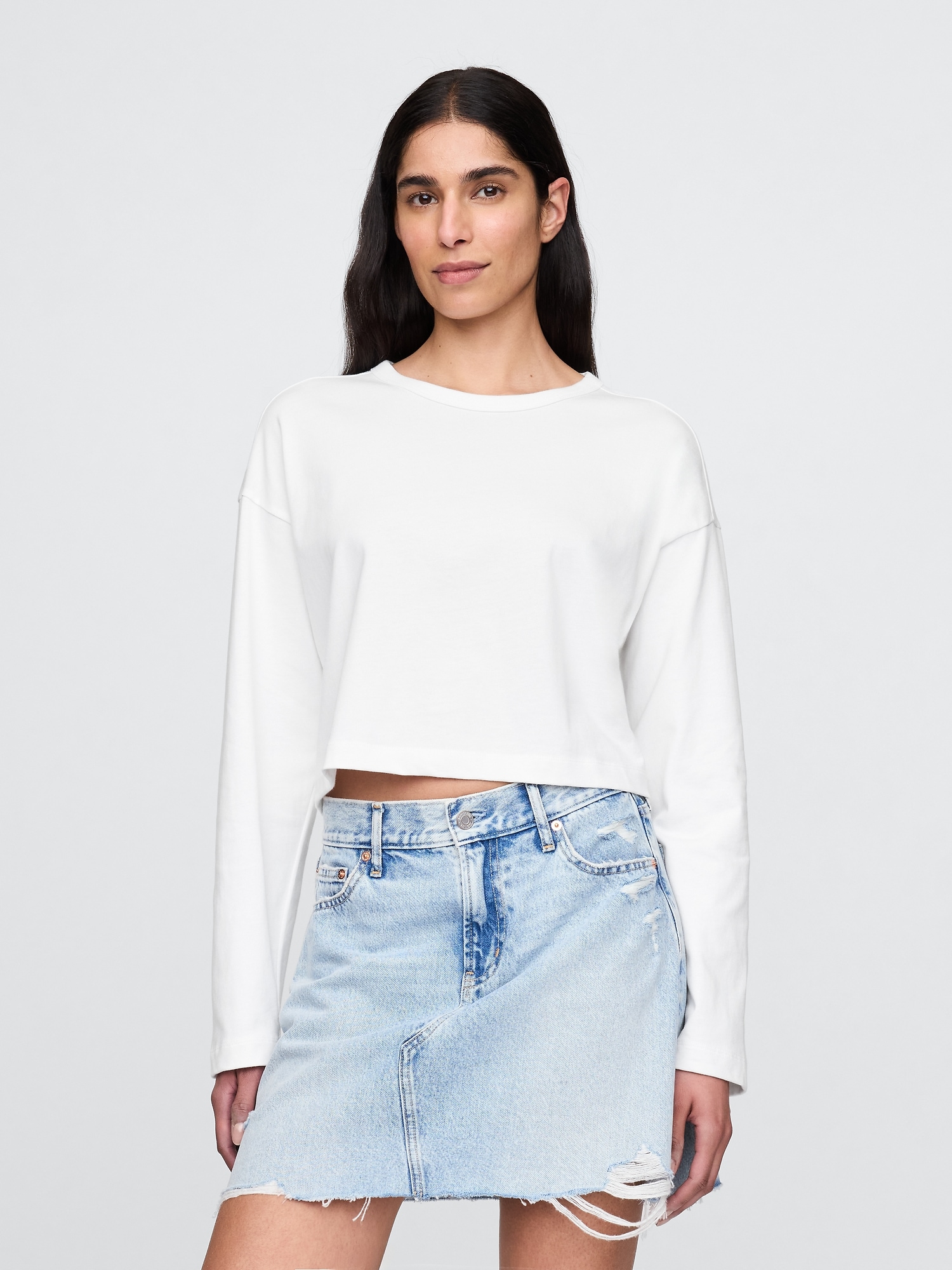 Organic Cotton VintageSoft Heavyweight Cropped T-Shirt