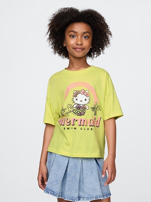 Image number 1 showing, Kids Oversized Graphic T-Shirt