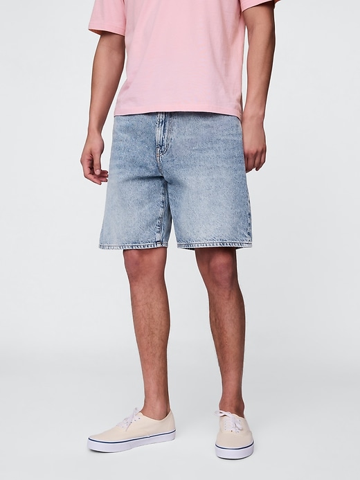 Image number 2 showing, '90s Loose Denim Shorts