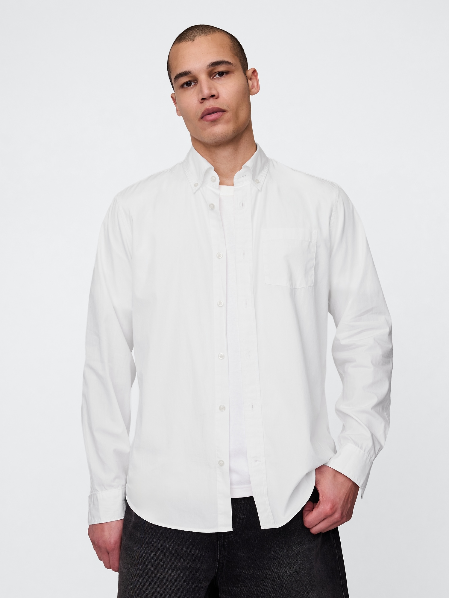 Organic Cotton Poplin Classic Shirt