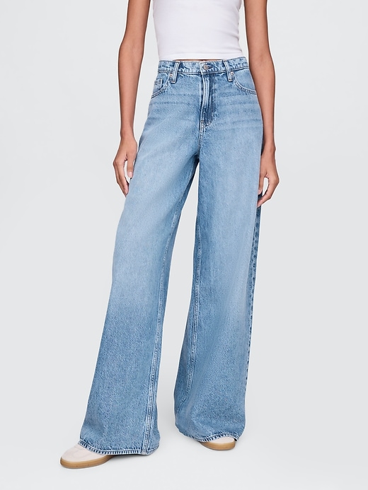 Image number 2 showing, Mid Rise Extra Baggy Jeans