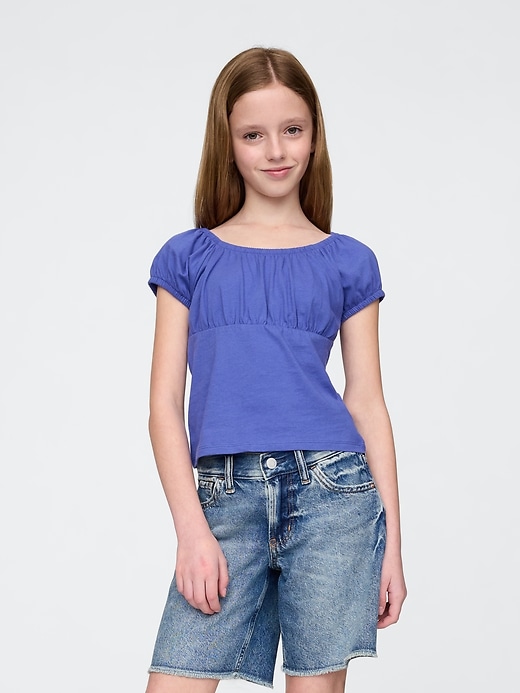 Image number 1 showing, Kids Scoop Neck Top