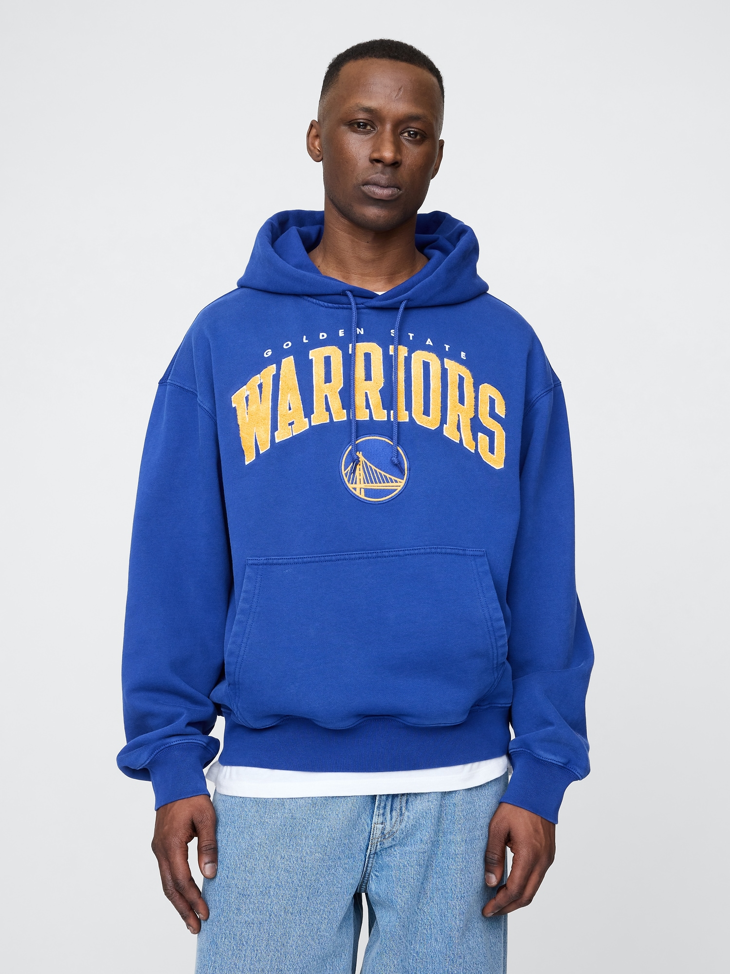 NBA Golden State Warriors Logo Heavyweight Hoodie