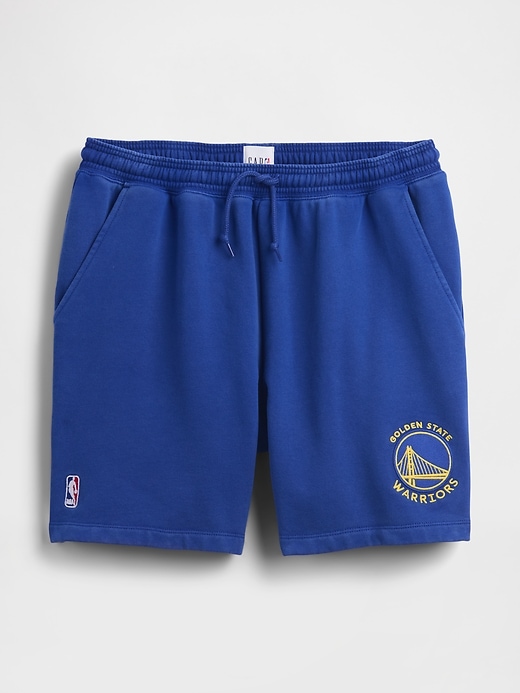 Image number 7 showing, NBA Golden State Warriors Logo Heavyweight Sweat Shorts