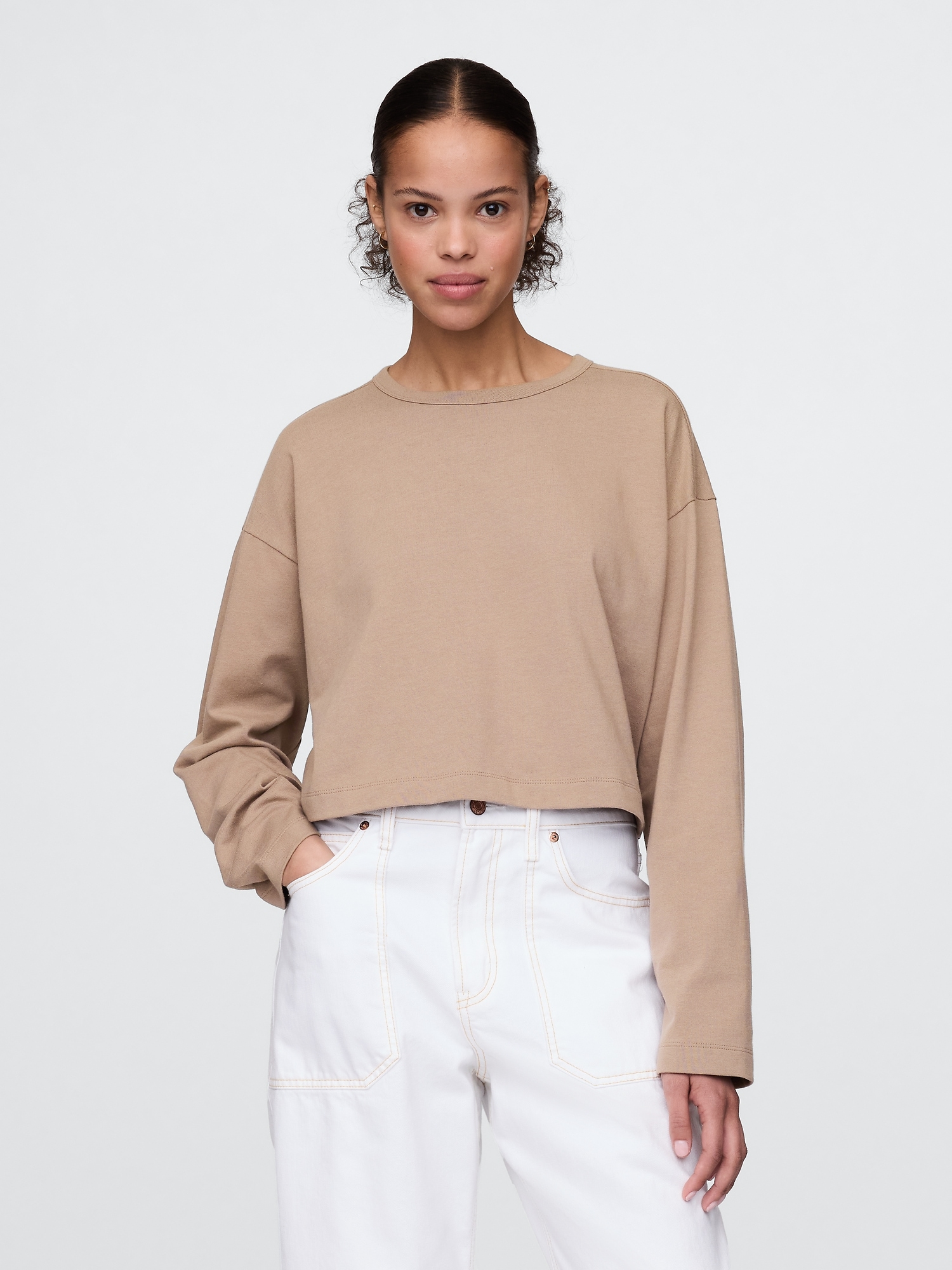 Organic Cotton VintageSoft Heavyweight Cropped T-Shirt