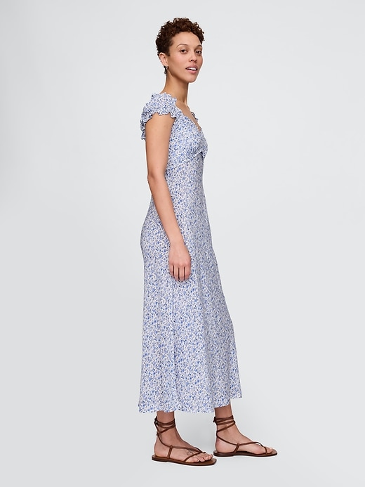 Image number 3 showing, Crepe Sweetheart Maxi Dress