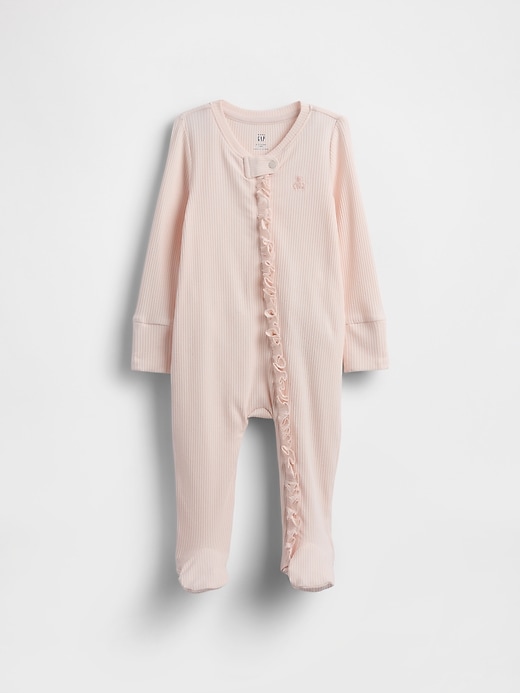 Image number 1 showing, Baby First Favorites TinyRib Footed One-Piece