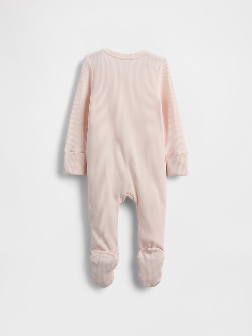 Image number 2 showing, Baby First Favorites TinyRib Footed One-Piece