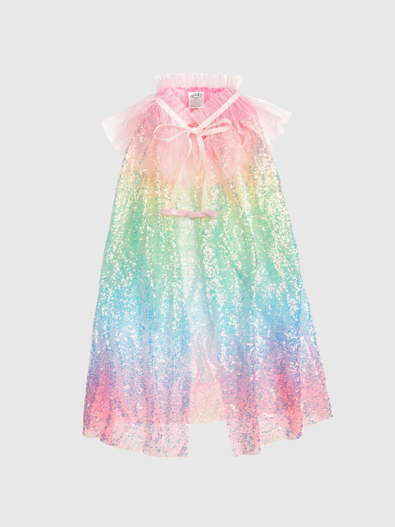 Sweet Wink Rainbow Sequin Cape