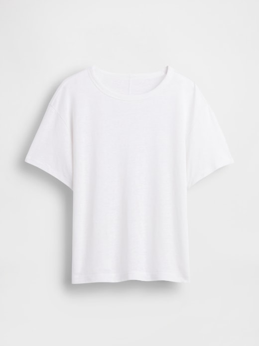 Image number 4 showing, Linen-Blend T-Shirt