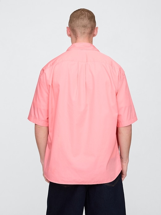 Image number 3 showing, Organic Cotton Oversized Poplin Shirt