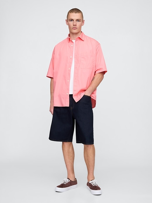 Image number 2 showing, Organic Cotton Oversized Poplin Shirt